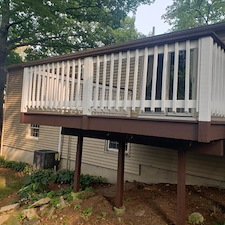 Giving Fresh Look To Old Deck Hudson, NH 1